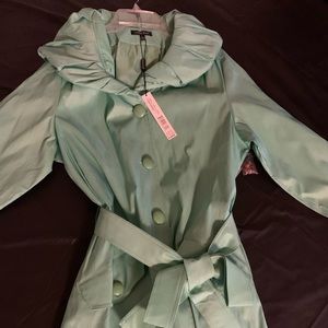 Samuel Dong mint green coat